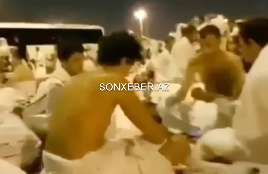 Həcilər qumar oynadı - Məkkədən şok görüntü