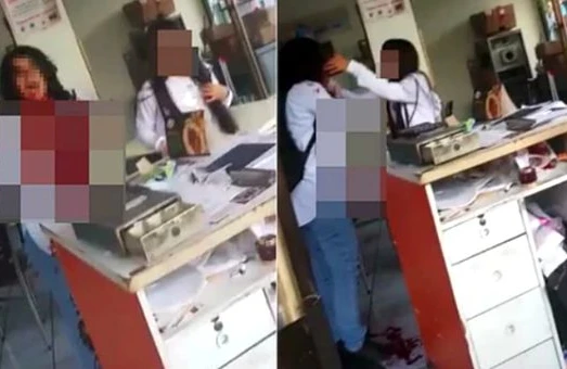 Qızının gözü qarşısında öldürülən qadının dəhşətli görüntüləri yayıldı: Ölmək istəmirəm