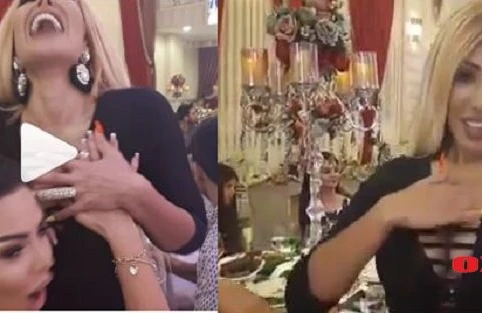 Toyda biabırçılıq:Azərbaycanlı rəqqasə sinəsini açıb,görün nə etdi