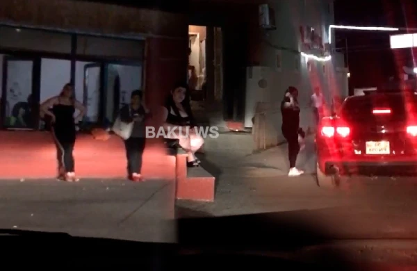 Bakıda gecə biabırçı görüntü yayıldı: Qızlar yolun ortasında oğlanlara intim münasibət təklif edir