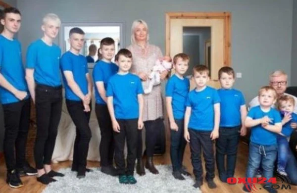 10 oğlan anasının qız övladı dünyaya gəldi