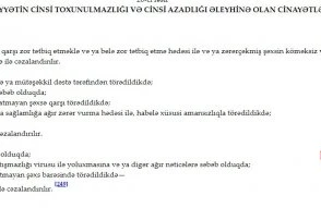 Bakıda gəlinini baltalayan qayınata haqda ŞOK DETAL- Zorlamaya görə məhkum olunub