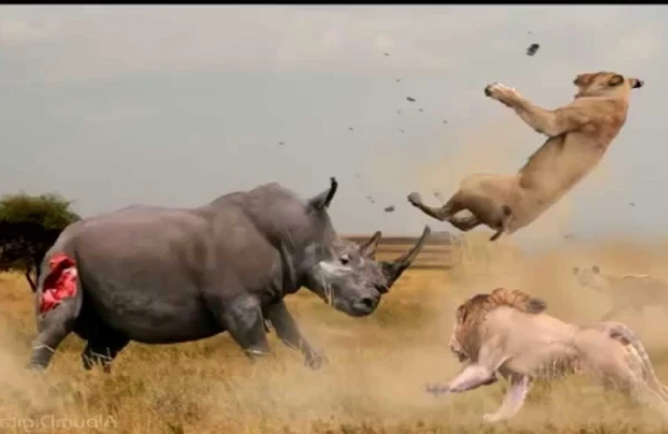 Dəhşətli görüntü: Çaqqal sürüsü diri ceyranə parçaladı