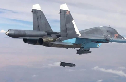 Rusiya aviasiyası azərbaycanlı yaraqlıların da olduğu bazanı vurub
