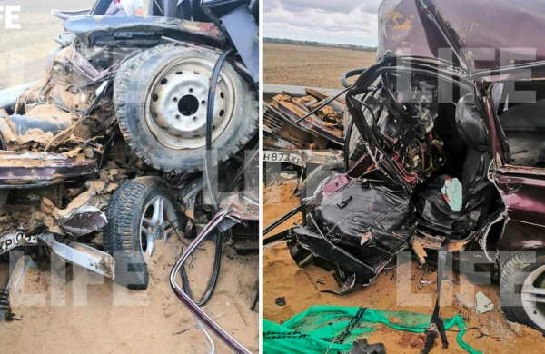 Dəhşətli qəzada görüntü: 3 sərnişin tanınmaz halda