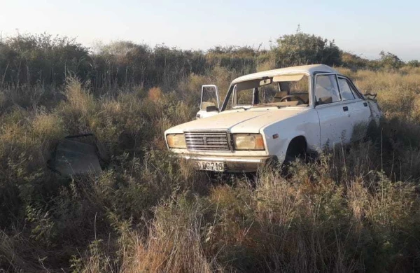 Dəhşətli qəza: Maşın göydə uçdu