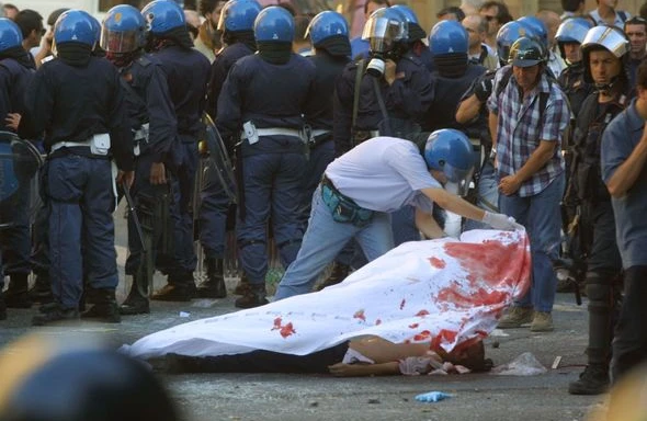 Dünyada polis icazəsiz aksiya keçirənləri belə cəzalandırır