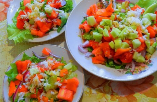 Qurdları tökən salat RESEPTİ- Bütün ailə üçün