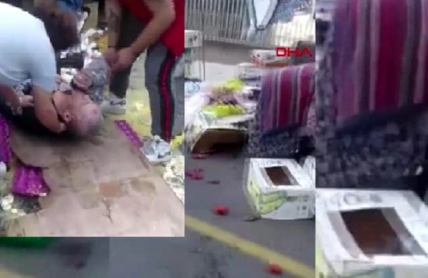 Bazarda qan su yerinə axdı:Xeyli yaralı var