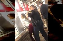 Polis əxlaqsızlıq edən qadını saxladı, biabırçı görüntü ortaya çıxdı