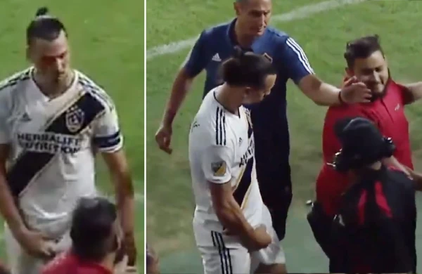 Futbolda biabırçılıq: İbrahimoviç  cinsiyyət  orqanın  azarkeşlərə  göstərdi