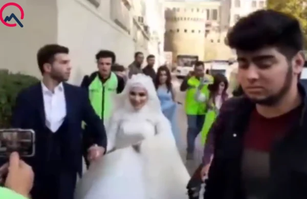 Bəylə gəlin Müsavatın piketinə düşdü - Video