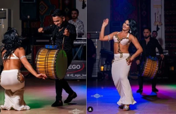 Rəqqasə məclisə  alt paltarsız gəldi, görün nələr oldu