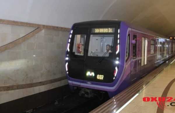 Bakı metrosunda həyəcanlı anlar - FOTO
