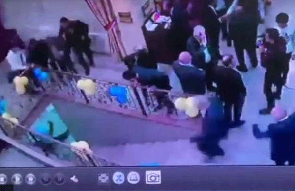 Bakıda şadlıq evində faciə - ANBAAN VİDEO