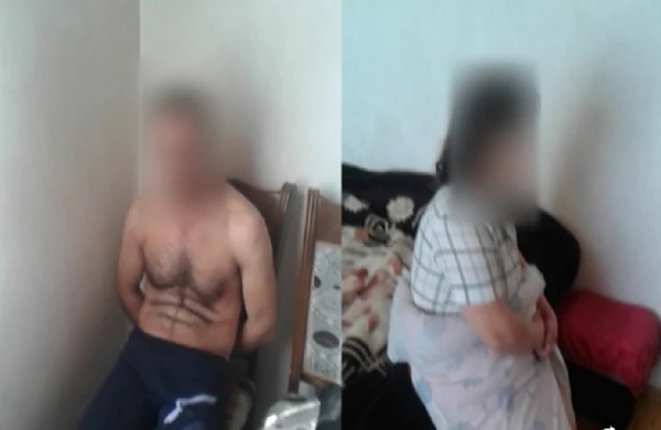 Azərbaycanda biabırçılıq! Əri ölmüş gəlin yaşlı kişi ilə evdə tutuldu, qonşular kişini lüt halda...(VİDEO)