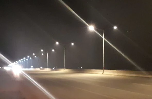 Sürücülərə şad xəbər: Bu yollar işıqlandırıldı - FOTO