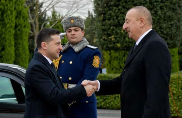 Zelinskinin bu sözü İlham Əliyevi güldürdü +VİDEO