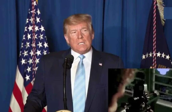 Trampı belə "vurdular" - İran ŞOK VİDEO YAYDI