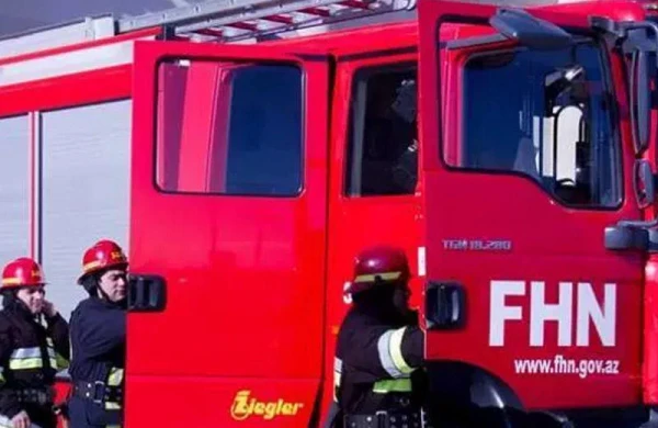 Bakıda məcburi köçkünlərin məskunlaşdığı poliklinikada yanğın olub