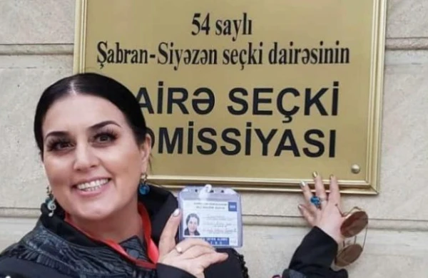 Elza Seyidcahan yas yerlərində səs toplayır - VİDEO