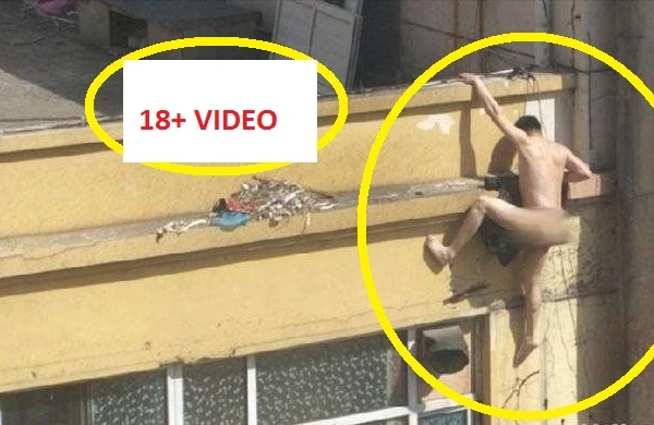 Qadinla intim əlaqədə olarkən əri gəldi:Kişi lüt balkondan tullandı (18+ VİDEO)