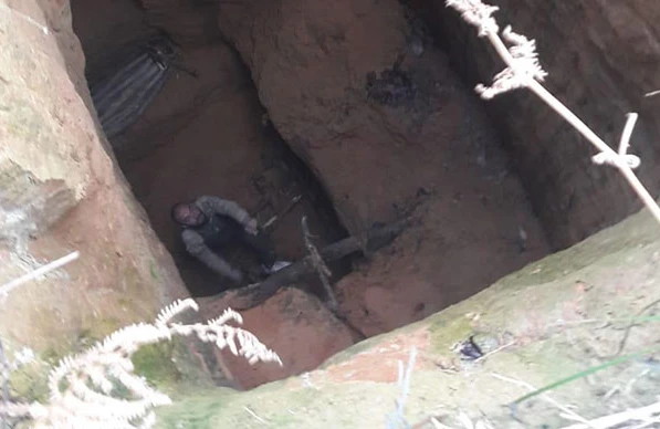 İtkin düşən şəxs 12 metrlik quyudan tapıldı + FOTO