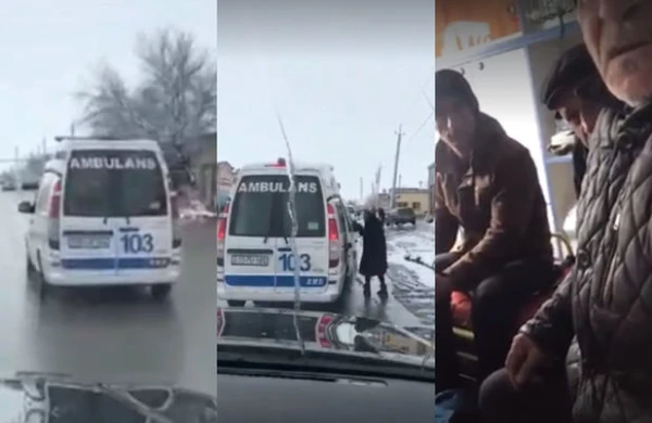 Vətəndaşları təcili yardım maşını ilə seçkiyə aparan baş həkim cəzalandırıldı — VİDEO