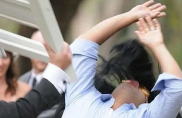 Nişan məclisində QAN TÖKÜLDÜ - Şadlıq sarayının həyətində...