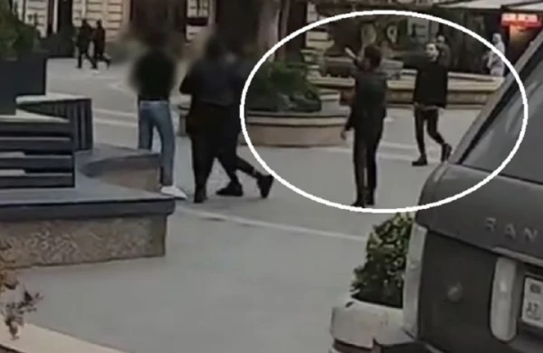 ŞOK kadrlar: Faiq Ağayev şəhərdə davaya düşdü 