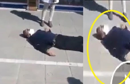 Koronoviruslu adam küçədə belə öldü - Qorxulu görüntülər