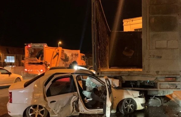 Bakıda dəhşətli qəzanın qorxunc videosu yayıldı