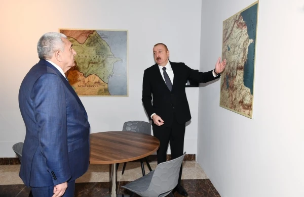 Prezident icra başçısını belə danladı: “Bu nə xəritədir asmısınız?” +VİDEO