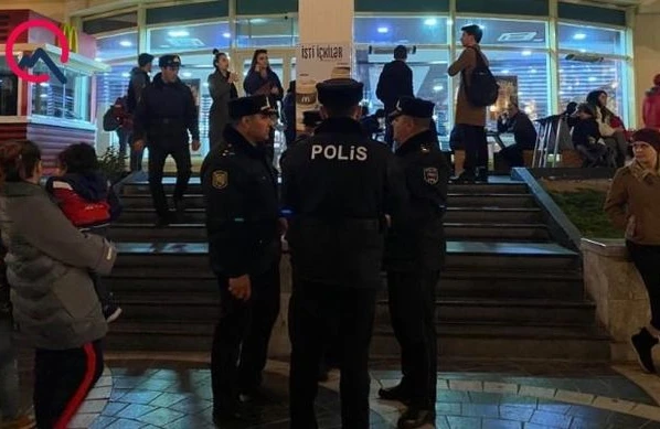 Polislər paytaxtda məkanların qadağaya əməl edib-etməmələrini yoxlayır - FOTO