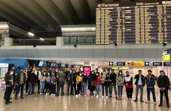 İtaliyadakı vətəndaşlarımız Vətənə gətirilir - VİDEO - FOTOLAR