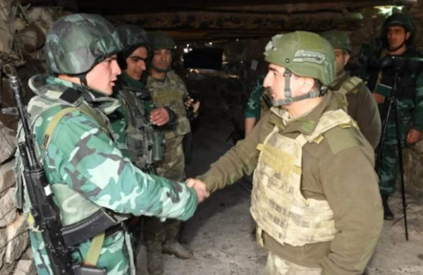 DSX rəisi Ermənistanla sərhədə getdi -  FOTO