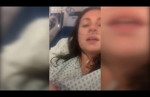 Koronovirusa yoluxmuş qadının tükürpədici videosu yayıldı