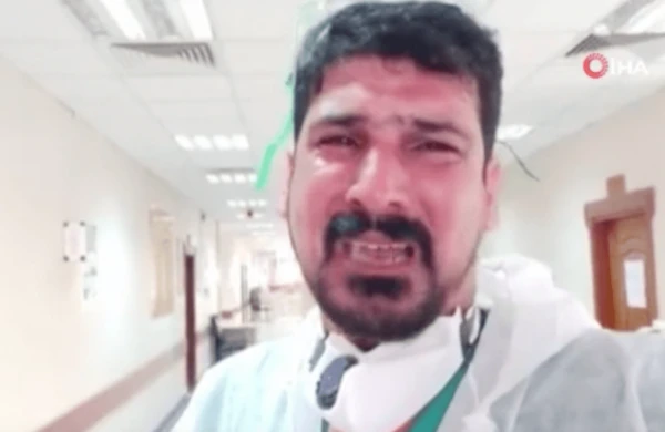 Həkim ağlayaraq insanlara yalvardı: "Küçəyə çıxmayın" - VİDEO