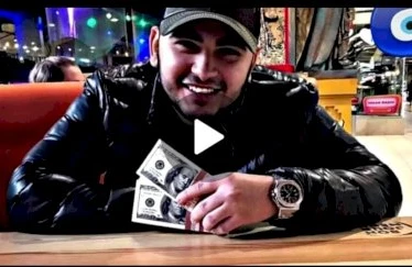 Nərmanov icra başçısının oğlu əlində 20 min dollar və qolunda 130 min manatlıq saatla POZ VERDİ VİDEO+FOTO