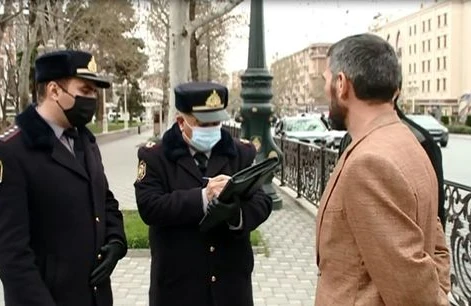 Zərurət olmadığı halda evdən çıxanlar cərimələndi - FOTO - VİDEO
