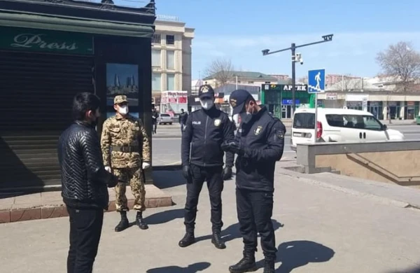 Bakı küçələri polislərlə doludur: Küçəyə çıxanlar cəzalandırılır +FOTOLAR