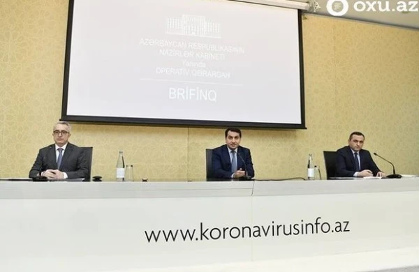 Azərbaycanda koronavirusla bağlı son vəziyyət açıqlanır - CANLI YAYIM