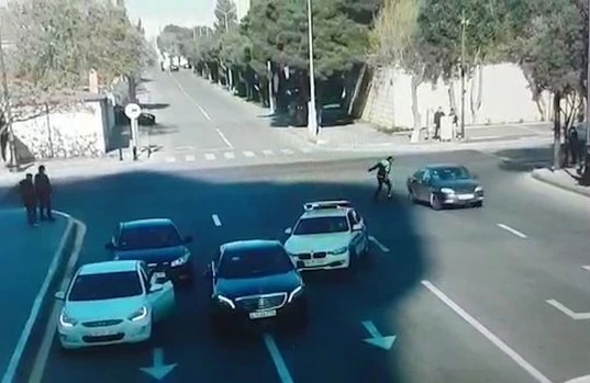 Bakıda film kimi olay: Polis axır ki,onu tutdu +VİDEO