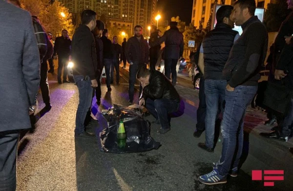 Bakıda dəhşətli gecə: Qadının meyiti yolun ortasında qaldı (18+)