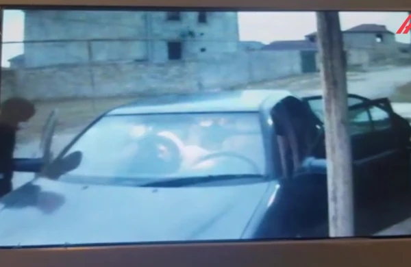 Bakıda bu hadisə  gizli kameraya düşdü: Polis bir neçə nəfəri  tutdu