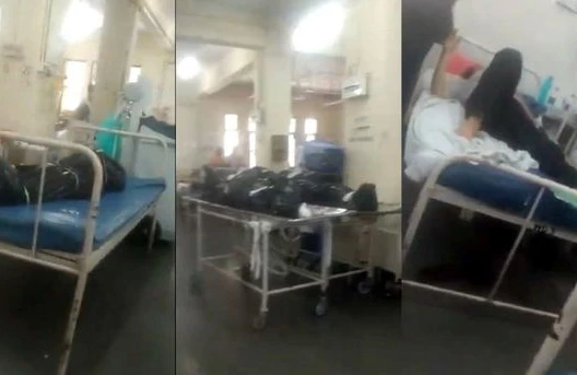 Tükürpədici görüntü: Koronavirusdan ölənlər xəstələrlə eyni otaqda saxlanılır