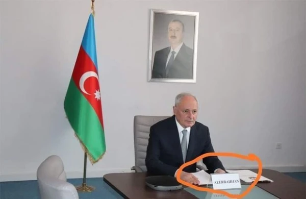 Nazirin qatıldığı videokonfransda Azərbaycanın adı səhv yazılıb? — AÇIQLAMA