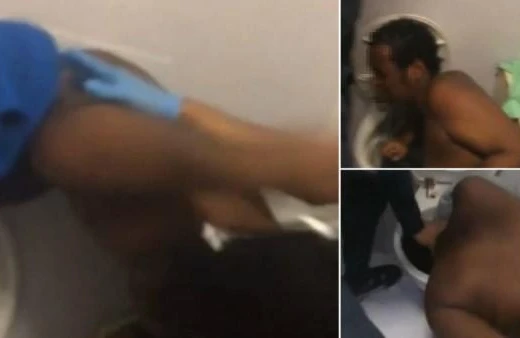 Qızı  zorlayan oğlanı həbsxanada bu hala saldılar  (18+VİDEO)