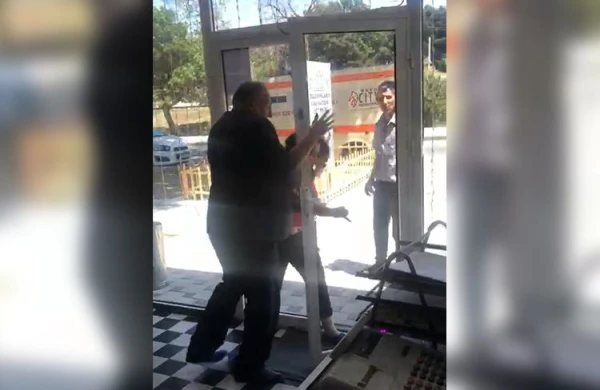 Mağazada qadını döyərək xəsarət yetirən şəxs tutuldu - DƏHŞƏTLİ VİDEO