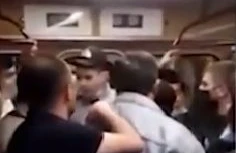 Metroda polislə insidentə girən şəxslər saxlanıldı — VİDEO